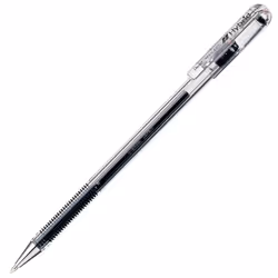 Pentel K105-GA Water-Based Ballpoint Pen Hybrid 0.02 inches (0.5 mm) Black 10 Pieces