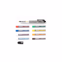 Pentel Pencil Lead Holder and Lead Set  Multi 8 Set (PH802ST)