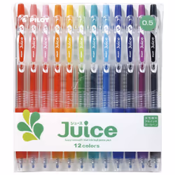 Pilot Juice Gel Ink Ballpoint Pen 05mm 12 Color Set LJU120EF12C
