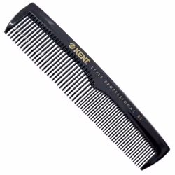 Kent SPC85 5 inch Salon-Style Dressing Cutting Comb with Wide and Fine Teeth Professional Barber Haircut Comb for Styling and ...