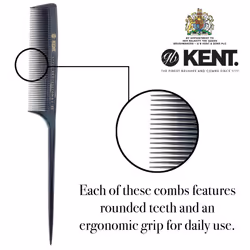 Kent SPC82 Salon-Style Dressing Cutting Comb with Fine Teeth - Tail Co
