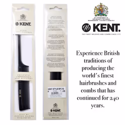Kent SPC82 Salon-Style Dressing Cutting Comb with Fine Teeth - Tail Co