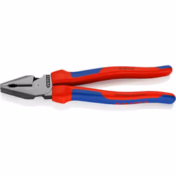 Knipex 02 02 225 High Leverage Combination Pliers 8 86"" with soft han