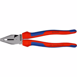 Knipex 02 02 225 High Leverage Combination Pliers 8 86"" with soft han