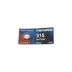 Renata Mercury Free Watch Battery 315 (SR716SW) - Pack of 10