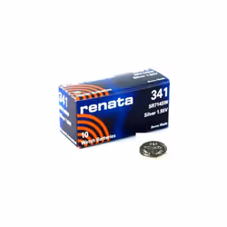 Renata 1.55 Volt Watch Battery 341 Replaces - Pack of 10 (SR714SW)