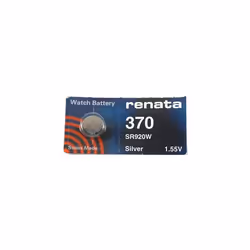 Renata 1.55 Volt Watch Battery 370 Replaces - Pack of 10 (SR920W)