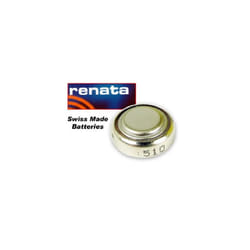 Renata Mercury Free 1.55 Volt Watch Battery 386 Replaces - Pack of 10 (SR43W)