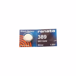 Renata 389 Mercury Free 1.55v Silver Oxide Watch battery - Pack of 10 (SR1130W)