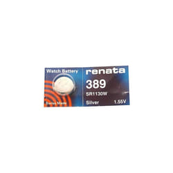 Renata 389 Mercury Free 1.55v Silver Oxide Watch battery - Pack of 10 (SR1130W)