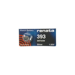 Renata 393 Mercury Free 1.55 Volt Watch Battery Replaces - Pack of 10 (SR754W)