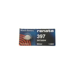 Renata 1.55 Volt Watch Battery 397 Replaces - Pack of 10 (SR726SW)