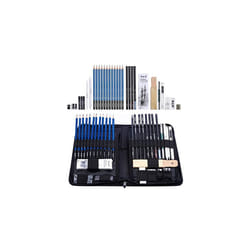 H & B Sketching Pencils Drawing Set,40pcs Art Supplies Artist Sketching Kit with Sketch Draw Pencils Charcoal Pencil Extender Canvas Pencil Bag a