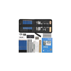 H & B Drawing Sketching Pencils Set, 35 Pack Art Kit with Sketch Book Draw Pencils Charcoal Pencil Eraser Sharpener Pencil Extender & Canvas Penc