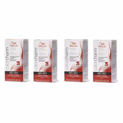 6RV Cyclamen Wella Color Charm Permanent Haircolor - 6RV â pack of 4