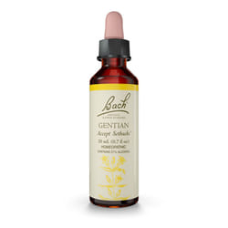 Bach Original Flower Remedies  Gentian for Accepting Setbacks  Natural Homeopathic Flower Essence  Holistic Wellness  Vegan  20mL Dropper