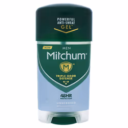 Mitchum Clr Gel Unscnted Size 2.25z Mitchum Unscented Clear Gel Anti-Perspirant & Deodorant