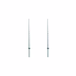 NRS Healthcare Double Adjustable Crutches - Plastic Handle - Long