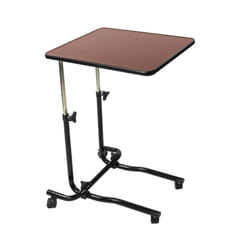 M15691 Portable Overbed/Chair Table - Tilting, Adjustable and Wheeled