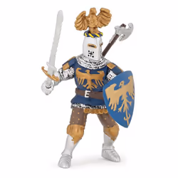 Papo ""Knight with Crest"" Figure Blue