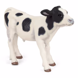 Papo Black and White Calf Figure