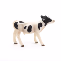 Papo Black and White Calf Figure