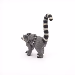 Papo -Hand-Painted - Figurine -Wild Animal Kingdom - Lemur and Baby -5
