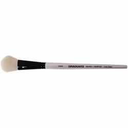 Daler Rowney 212152075 Size 3/4 Graduate White Goat Oval Wash Brush