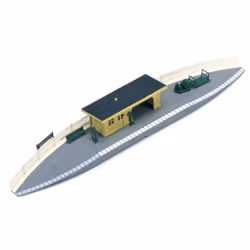 R590 OO Gauge Station Halt, Model Train Accessories for Adding Scenery, Dioramas, Woodland, Buildings and More to 00 Gauge Mo ...