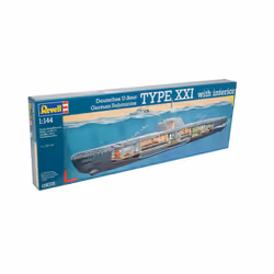Revell 05078 UBoat XXI Type w. Interieur Model Kit