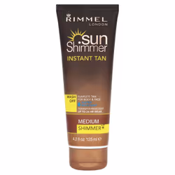 Sunshimmer Water Resistant Instant Tan Wash Off Shimmer - Medium