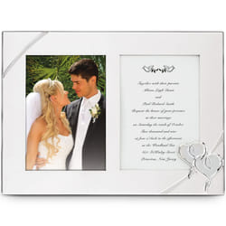 Lenox True Love Double Invitation Frame  9-Inch - 812614  Metallic
