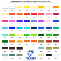 Van Gogh Oil Pastel  Round Full Stick  60-Piece Set