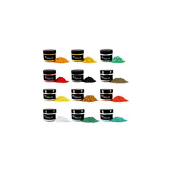 - Mica Powder - 12 Jars of Pigment for Paint, Dye, Soap Making, Nail Polish, Epoxy Resin, Candle Making, Bath Bombs, Slime - Autumn Hues