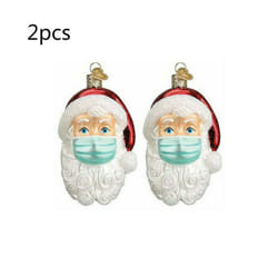 Christmas Tree Ornament 2020 Family Xmas Lockdown - 2pcs