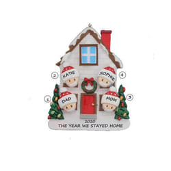 Christmas Tree Ornament 2020 Family Xmas Lockdown - Family 4