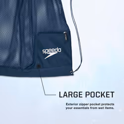 Speedo Unisex-Adult Ventilator Mesh Equipment Bag Blue Grotto One Size