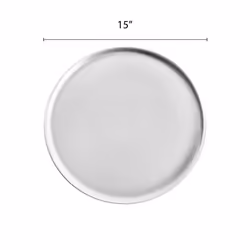 Thunder Group Aluminum Pizza Tray 15 Inch Coupe