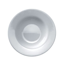 A di Alessi 834Inch Platebowlcup Soup Bowl  White Porcelain  Set of 4