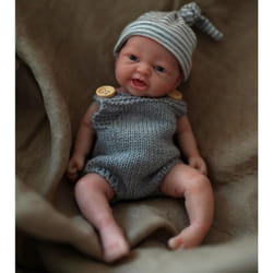 MYREBABY 7 Inch Reborn Baby Doll