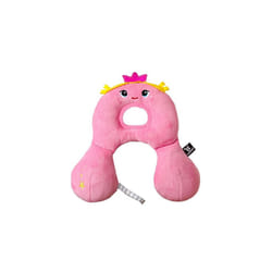 Newborn Headrest & Neck Support Pillow Baby Travel Pillow for Comfortable Sleep. 0-12 Months (Pink-Fairy)