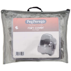 Peg Perego Primo Viaggio Rain Cover - Accessory - Approved for Use with Any Peg Perego Primo Viaggio Infant Car Seats - Clear with Light Grey