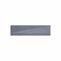 EverGreen EVG110 0.15 x 0.020 in. Styrene Strips Railroad Scratch Building Supply, White