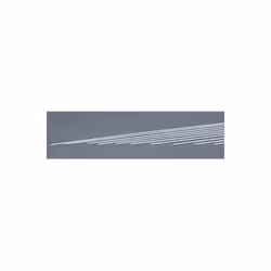 EverGreen EVG142 0.04 x 0.04 in. Styrene Strips Railroad Scratch Building Supply, White