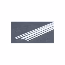EverGreen EVG219 0.03 in. Styrene Round Rod Railroad Building Supply, Solid White