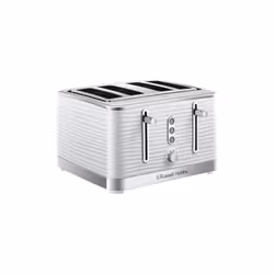 Russell Hobbs Inspire Kettle & 4 Slice Toaster Set White