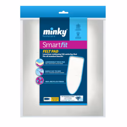 Minky Smartfit Felt Pad, fits boards up to 125 x 45cm, White