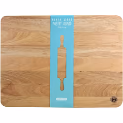 Apollo 45 x 35 cm Rubberwood Pastry Board, Brown