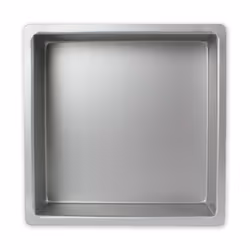 PME Anodised Aluminium Square Cake Pan 12 x 12 x 4-Inch Deep