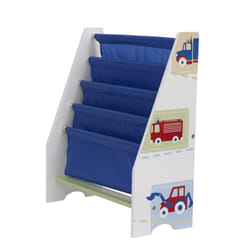 HelloHome Vehicles Kids Sling Bookcase, White, (h)60, (w)51, (d)23cm